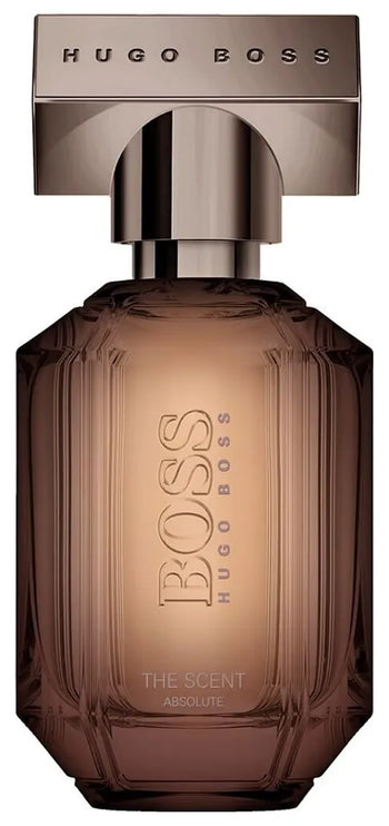 Brauner Parfumflakon von Hugo Boss The Scent Absolute Eau de Parfum für Damen.