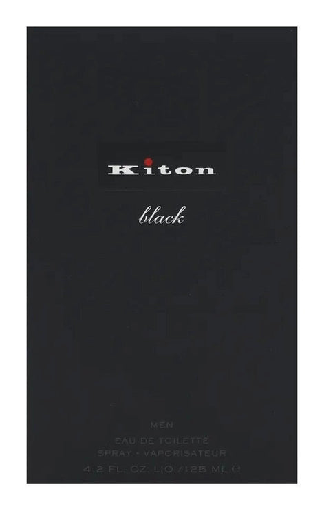 Kiton Black 125ml Eau de Toilette Spray Elegant stilvoller Duft für Herren - Parfümerie Duftsinne